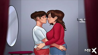 anime mom dan anak