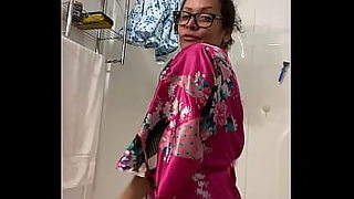 milf silk robe