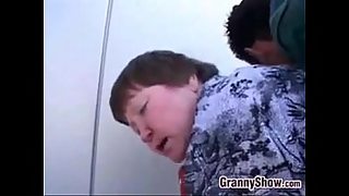 granny anal in garage