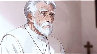 young teens pleasing old man