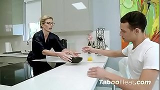 mom teaching son to jerk off